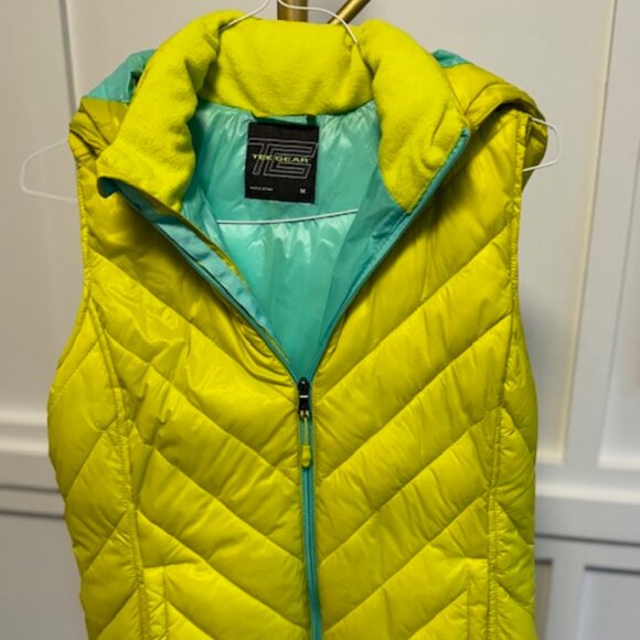 Tek Gear Puffer Vest - Quilted Contrasting Hood - Picture 1 of 4